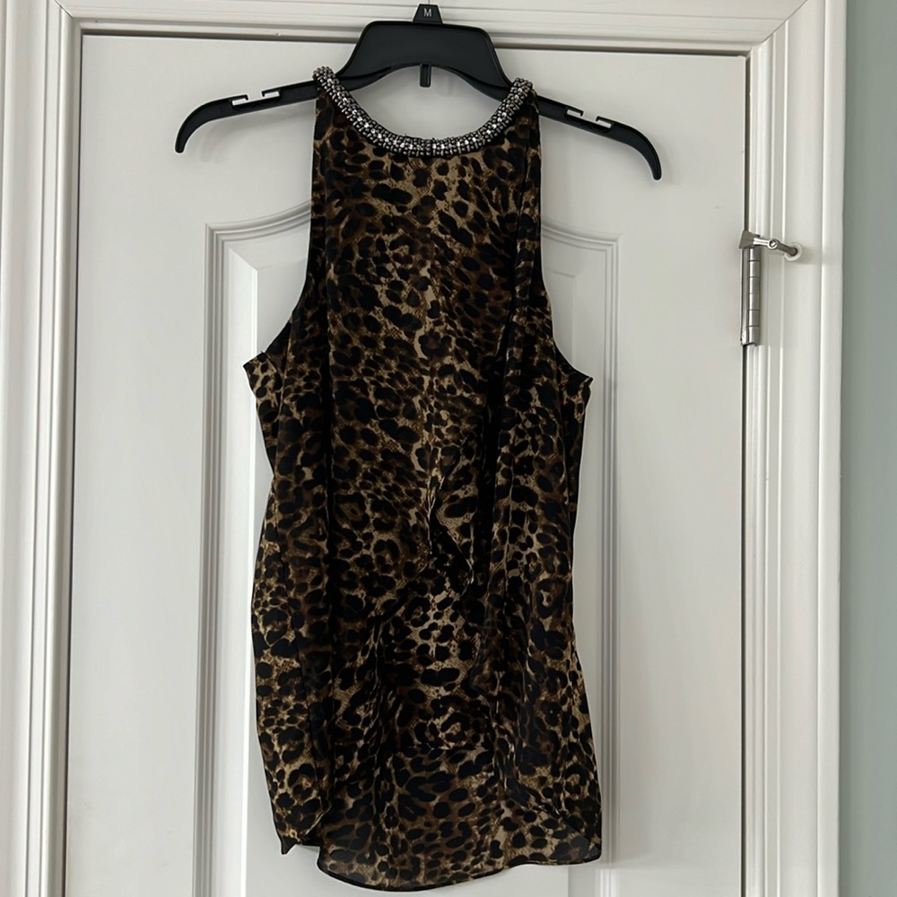 Jennifer Lopez leopard print top